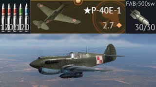 : Russian P-40E-1 | War Thunder Compilation