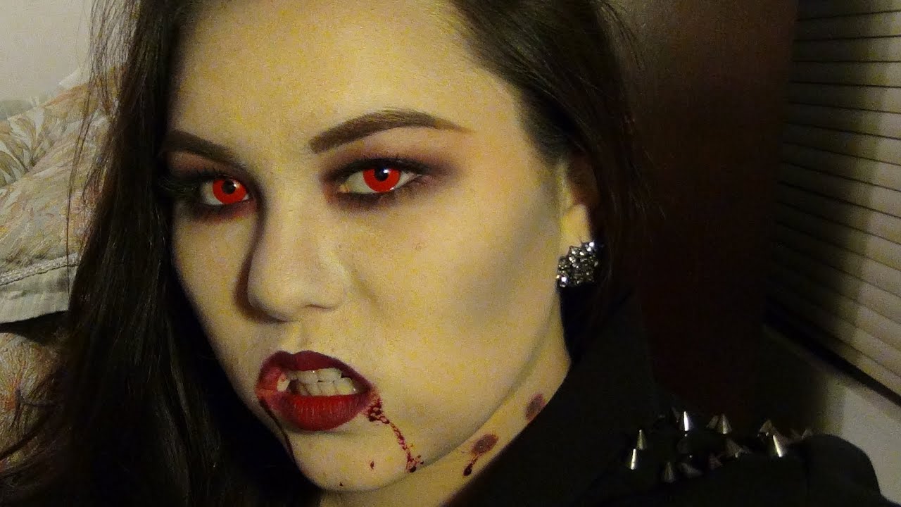 Sexy Vampire Halloween Tutorial 2013 - YouTube