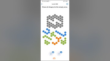 Easy Game level no 280 Place all shapes in the empty area