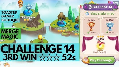 Merge Magic Challenge 14 • 52s On 3rd Final Win ☆☆☆