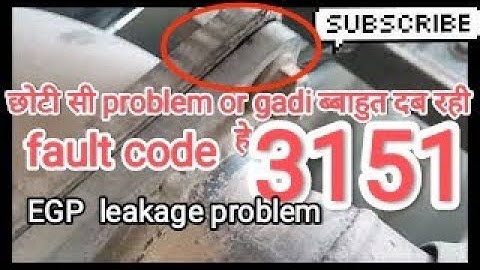 fault code 3151,4487,4489,3714 | tata bs6 5530 SCR dosing system  problem solved | EGP leakage
