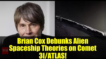 Brian Cox Debunks Alien Spaceship Theories on Comet 3I/ATLAS!
