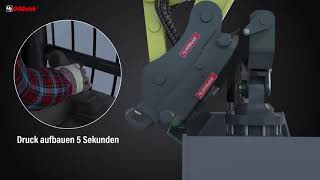 Abkuppeln eines senkrecht angeordneten Pendelgeräts