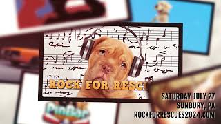 Rock For Rescues 2024
https://www.facebook.com/groups/773003967972577
http:rockforrescues2024.com
Rock For Rescues will be held on July 27th 2024 at Rt 61 Events in Sunbury PA. This will benefit three local pet rescues. Mommy and Me, Rescue Pets Serving Vets and Patriot K9 Rescue. This will be a all day event with something for everyone to enjoy. We hope to raise as much money as possible for these 3 local animal charities and bring awareness to the need for responsible and caring pet owners. The event will end with an acoustic performance from recording artist Ron Keel. Rock For Rescues 2024
