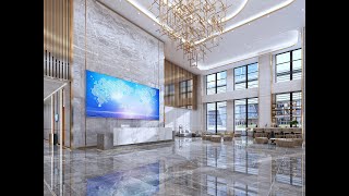Decoration design for the office building of the group company screenshot 1