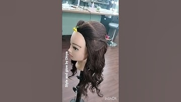 curly hairstyle for bridal#bridalhairstyle #curlyhairstyles #curlyhairhairstyles #braidal #hairstyle