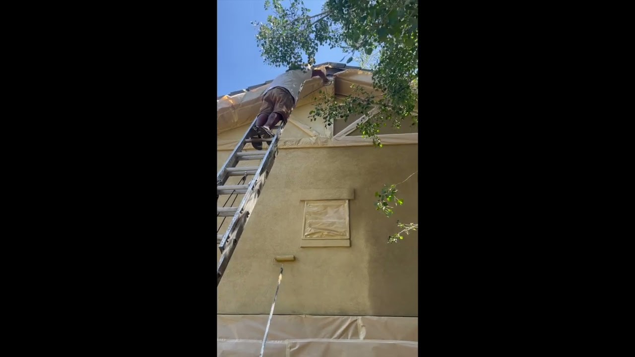 Satisfying Exterior Spray Paint Job