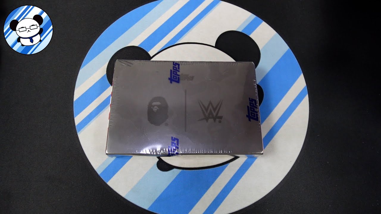 Pulling a blank card from 2025 Topps WWE x BAPE