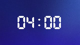 4 Minute Timer to Shift Your Brain Waves to Focus & Stay in Frequency | Deep State Edition | NX 🎵🎵
