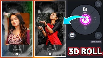 how to make 3d photo roll status video editing kinemaster 2022 | kinemaster video editing