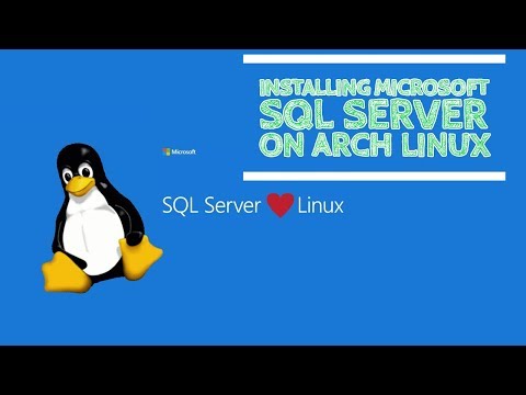 Install Microsoft SQL Server on Arch Linux