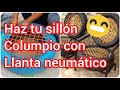 oveja trasquilada recicla, reutiliza como hacer sillón, brincolin con neumático o llanta sin dinero