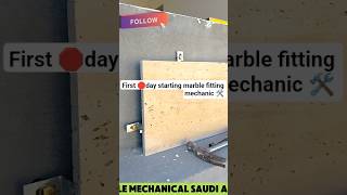 first 🛑day starting a marble fitting mechanic 🛠️? #marblework #diy #marblemachine #marblelife