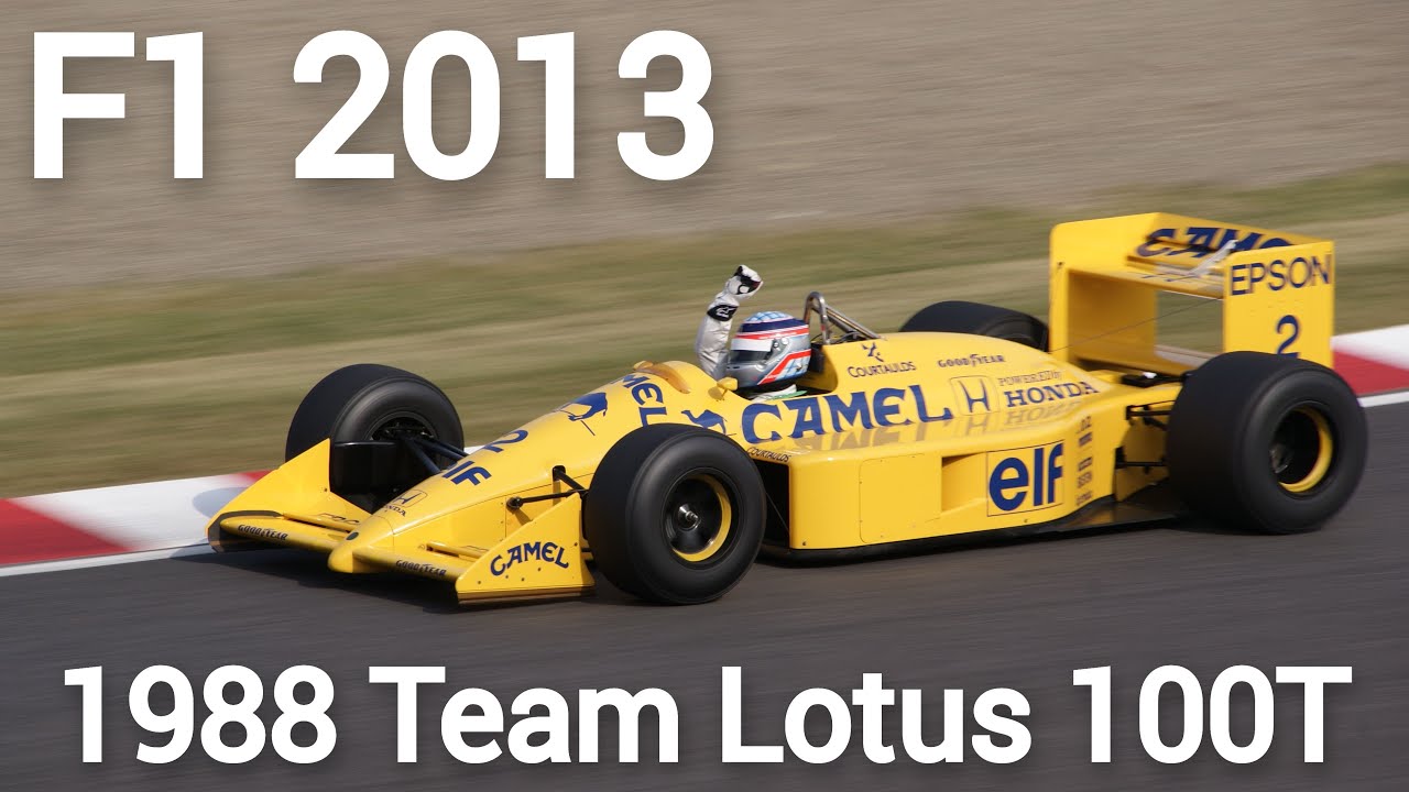 F1 2013 1980s Content | Imola | 1988 Team Lotus 100T - YouTube