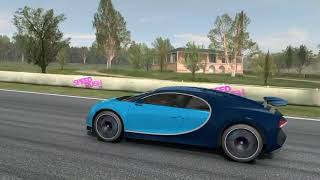 Real Racing 3 | Bugatti Chiron | Mount Panorama | perspectiva de fora do carro. screenshot 3