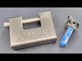[1174] Two Pound Lock Picked in Two Seconds (Santiao Shutter Lock)