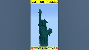 Noob vs Pro vs Hacker || Statue Challenge 😱 || #minecraftshorts