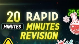 Acids, Bases and Salts Rapid Revision || Class 10th Science 