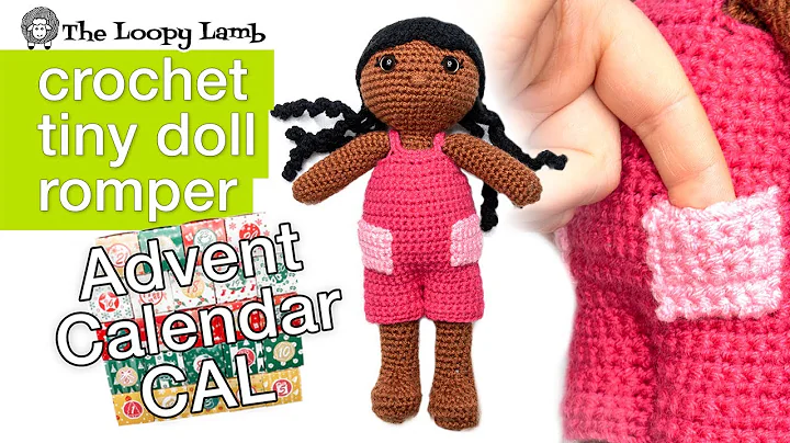 Free Crochet Doll Romper Pattern - Amigurumi Advent Calendar CAL