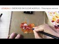 Lesson 3 (Exercise) : 3D Goldfish Painting On Clear Acrylic - TIME LAPSE version