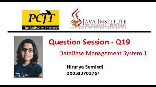 Task 19 | Insert Update Delete Search Query Statements | 1st Year | Java Institute | Hiranya Semindi