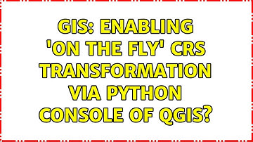 GIS: Enabling 
