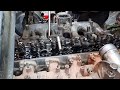 How to Disassemble Nissan Engine for Repair Work by Pakistani Workers