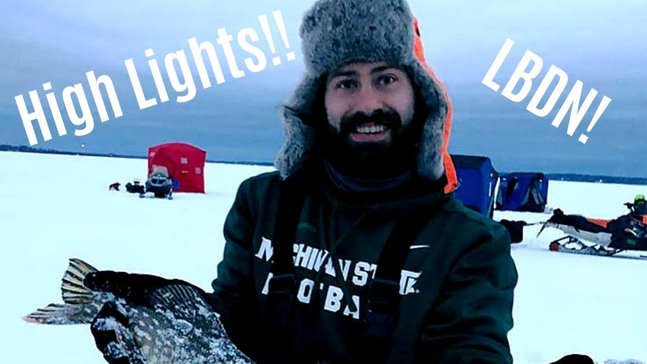 Ice Fishing Little Bay De Noc -Highlights-