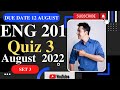 ENG 201 Quiz 3 solution 2022 /ENG 201 Quiz 3 2022 /ENG 201 Quiz 3 Set 3 /ENG 201 quiz 3 solved 2022