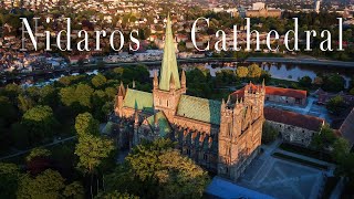 Nidaros Cathedral - The world’s northernmost cathedral, Norway’s national sanctuary | from the air