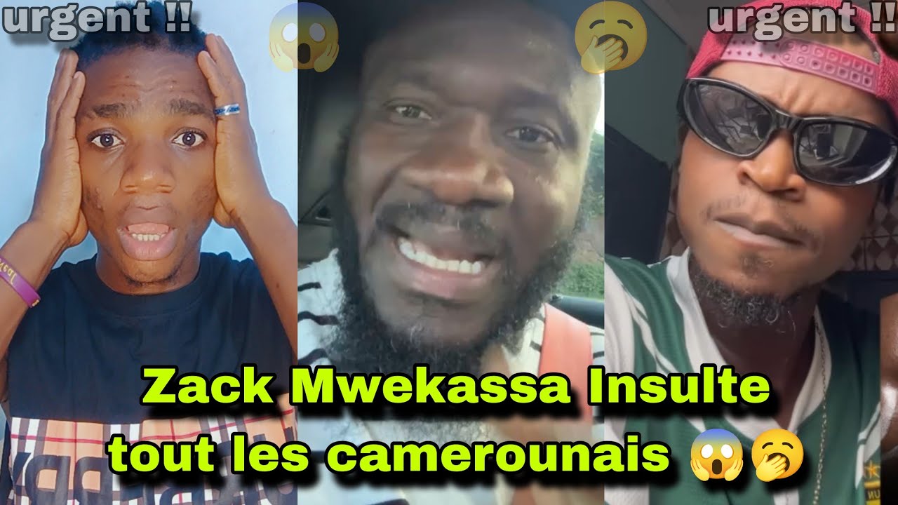 😱 C'est Gâté Zack Mwekassa Insulte Tout Les Camerounais Kils Sont Mal Éduqués 🥱😱 (By Richko Bob)