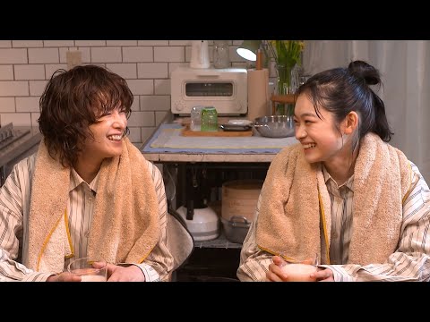 吉瀬美智子、『からかい上手の高木さん』月島琉衣と親子役で初共演　アドリブ演技で穏やかな笑顔「テスト頑張って！」　森永乳業新TVCM「きゅんして、まろやか」篇＆メイキング