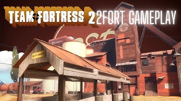 2fort Tf2 Gameplay - Capture The Flag In This Classic Team Fortress 2 Map!