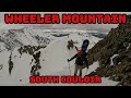 Colorado 13ers wheeler mountain south couloir colorado snow climb guide