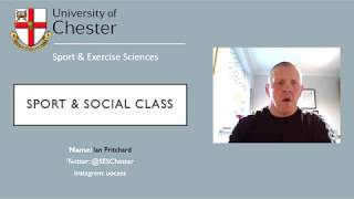 One Minute Lecture Sport And Social Class- Ian Pritchard