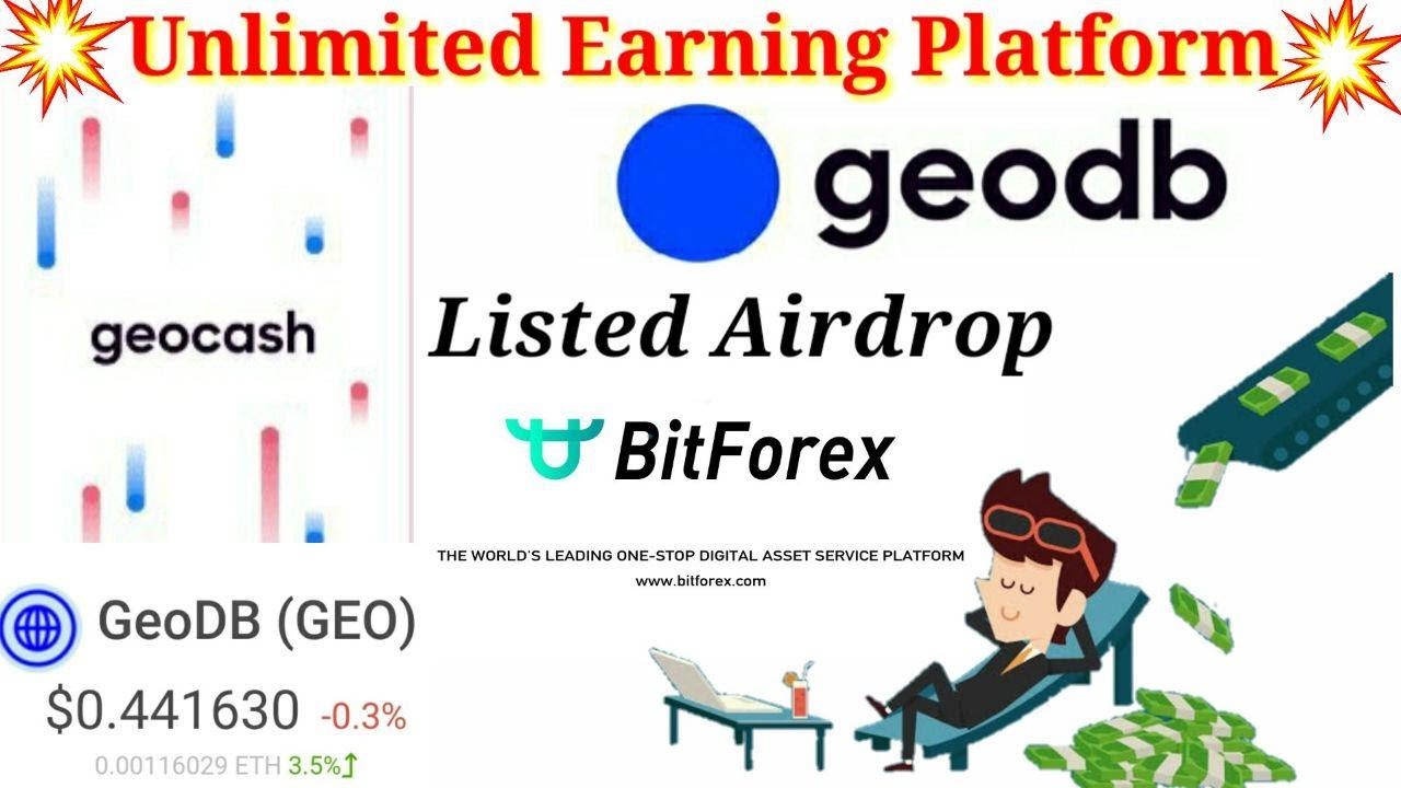 ✅GeoDB Big Project🔥 Airdrop💥 10 Free Geo Token 🔥Listed On Bitforex 🔥LImited For 2000 Indian Members✅