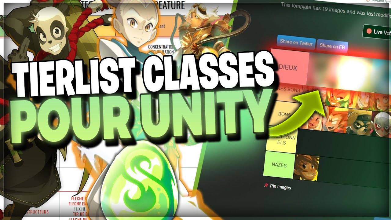 LES MEILLEURES CLASSE DE DOFUS UNITY ! DOFUS 3.0 ! TIER LIST PVM ! YouTube