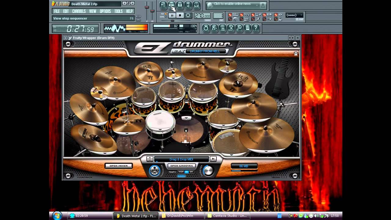 death metal drum kit fl studio download