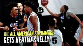 Gets HEATED & JELLY at BIL All American Scrimmage!! Collin Sexton, JellyFam, Jaylen Hands & More