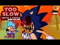 Too Slow WITH LYRICS | Vs SONIC.EXE mod Cover | FRIDAY NIGHT FUNKIN' with Lyrics: Halloween Special!