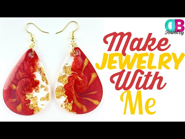 Diy Crystal Dropping Gel Epoxy Resin Pendant Earrings - Temu