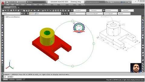 HOW TO CREATE 3D MODEL IN AUTOCAD BY USING CSG METHOD