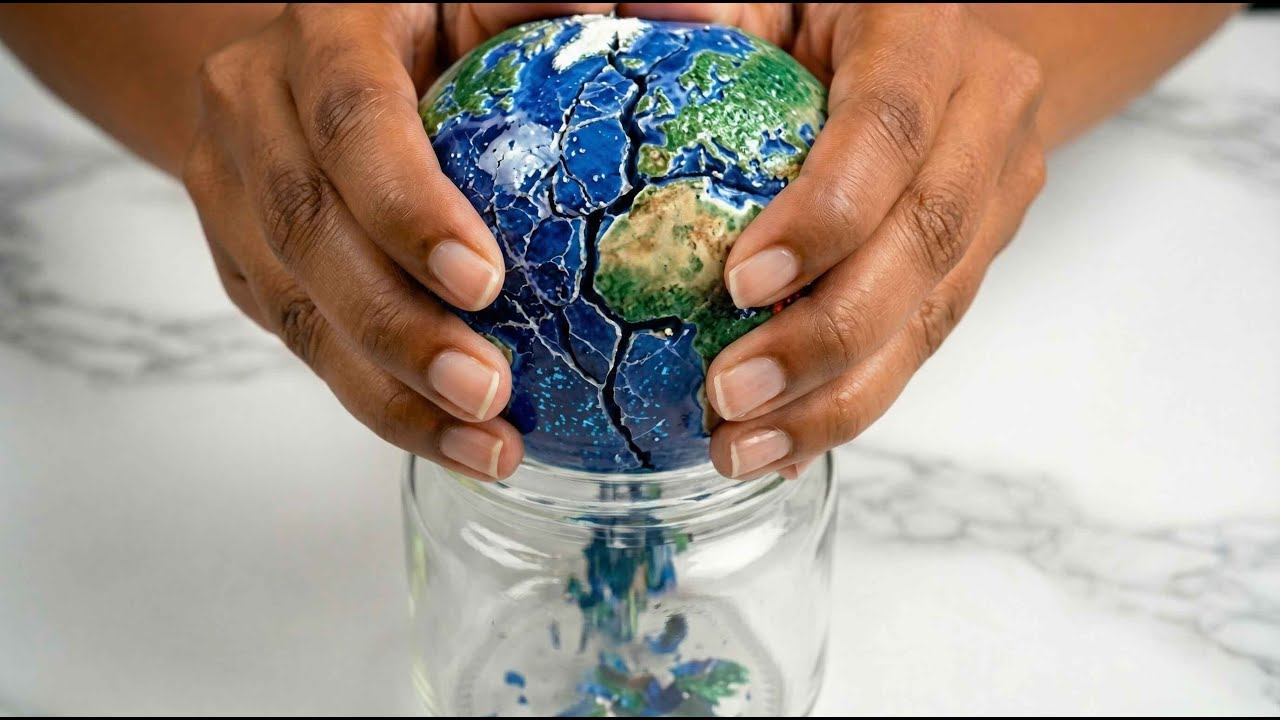 Crunchy Slime Planets & Objects AI ASMR Squeezing & Crunching Video | Oddly Satisfying 