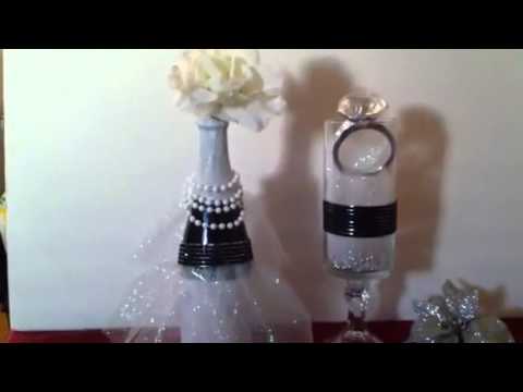 DIY Bridal Shower Centerpieces - YouTube - DIY Bridal Shower Centerpieces - YouTube