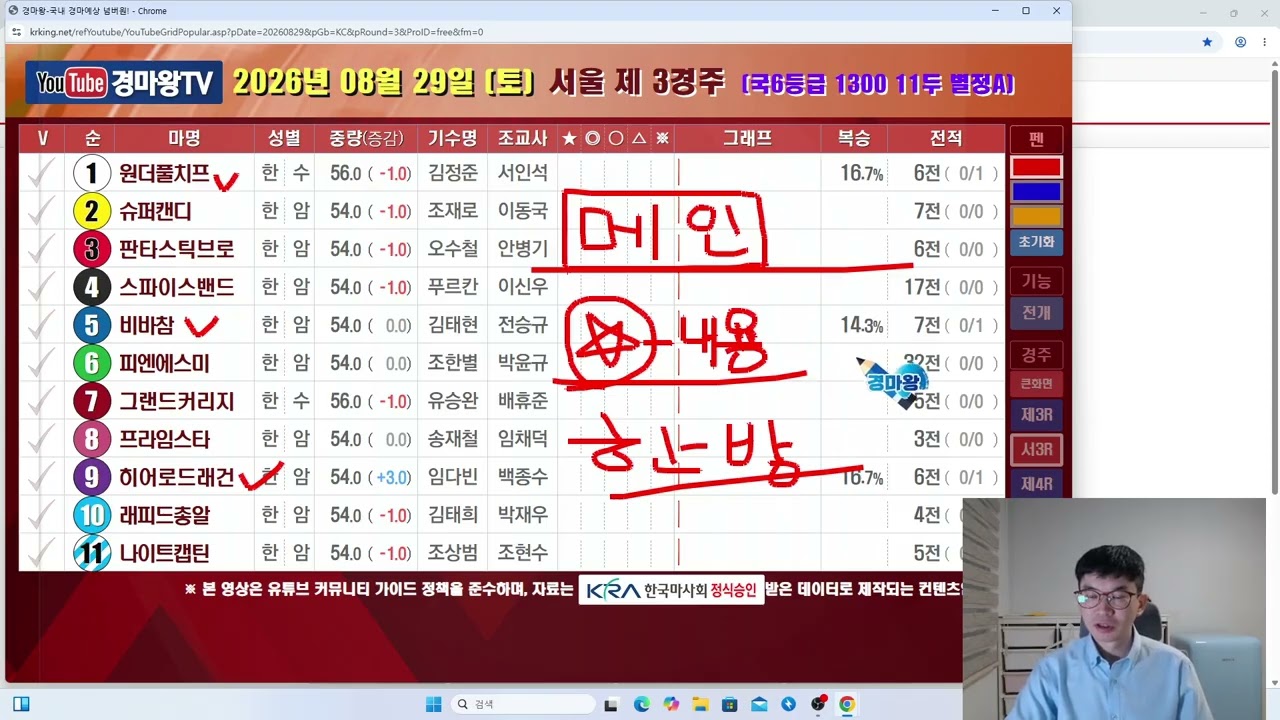 8월 29일 토요일 분석 방송 (승부주간/2일차/분석과내용그리고전개/경험을바탕으로승리하겠습니다/감사합니다)