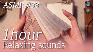 ASMR 1 Hour #38 Art Journaling Compilation✨relaxing sounds of collage #papertherapy #scrapbooking