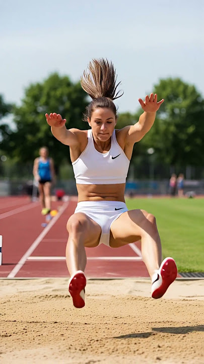 Long Jump Performance That Will Blow Your Mind  #ailookbook #aiartmodellookbook #올림픽  #trackandfield