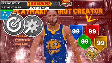 NBA 2K21 Best Point Guard Build   How to Make an Overpowered Play Shot Pg in Myplayer
