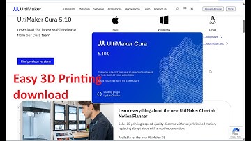 Free 3D Printing software I How to download Ultimaker Cura