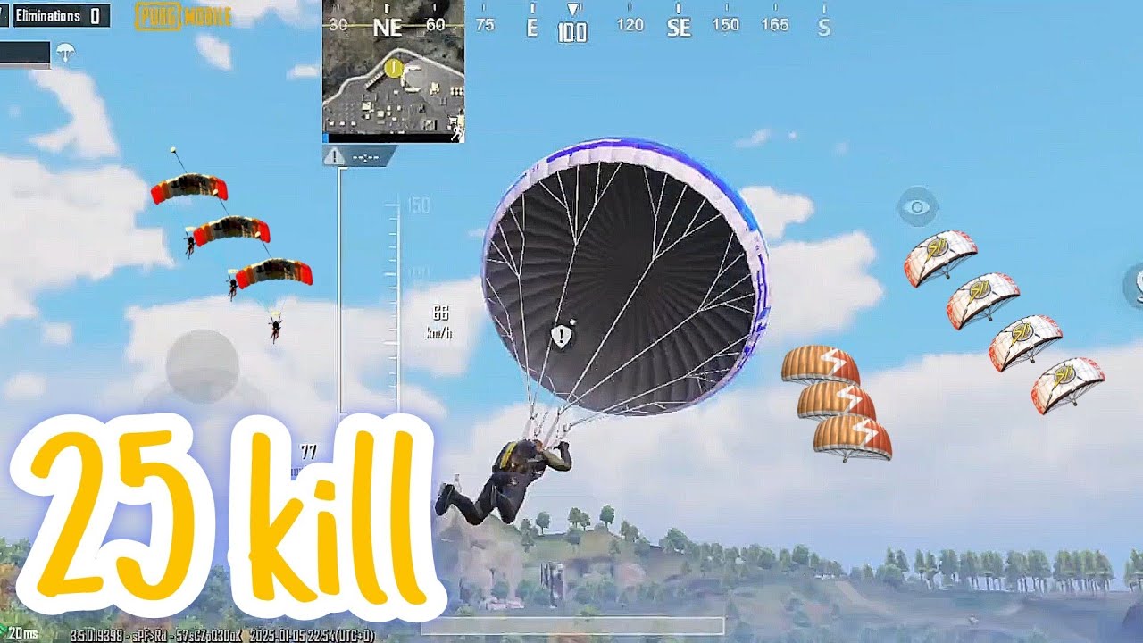 25 kills Solo Vs Squads in Erangel Pubg Mobile - YouTube